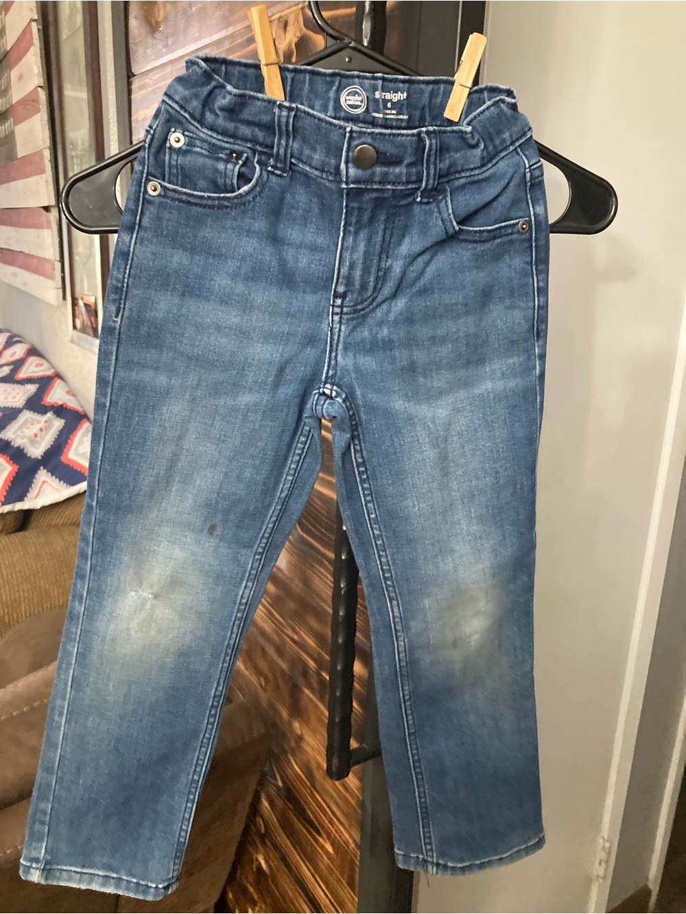 Girls Youth Play Jeans Size 6 By Wonder Nation